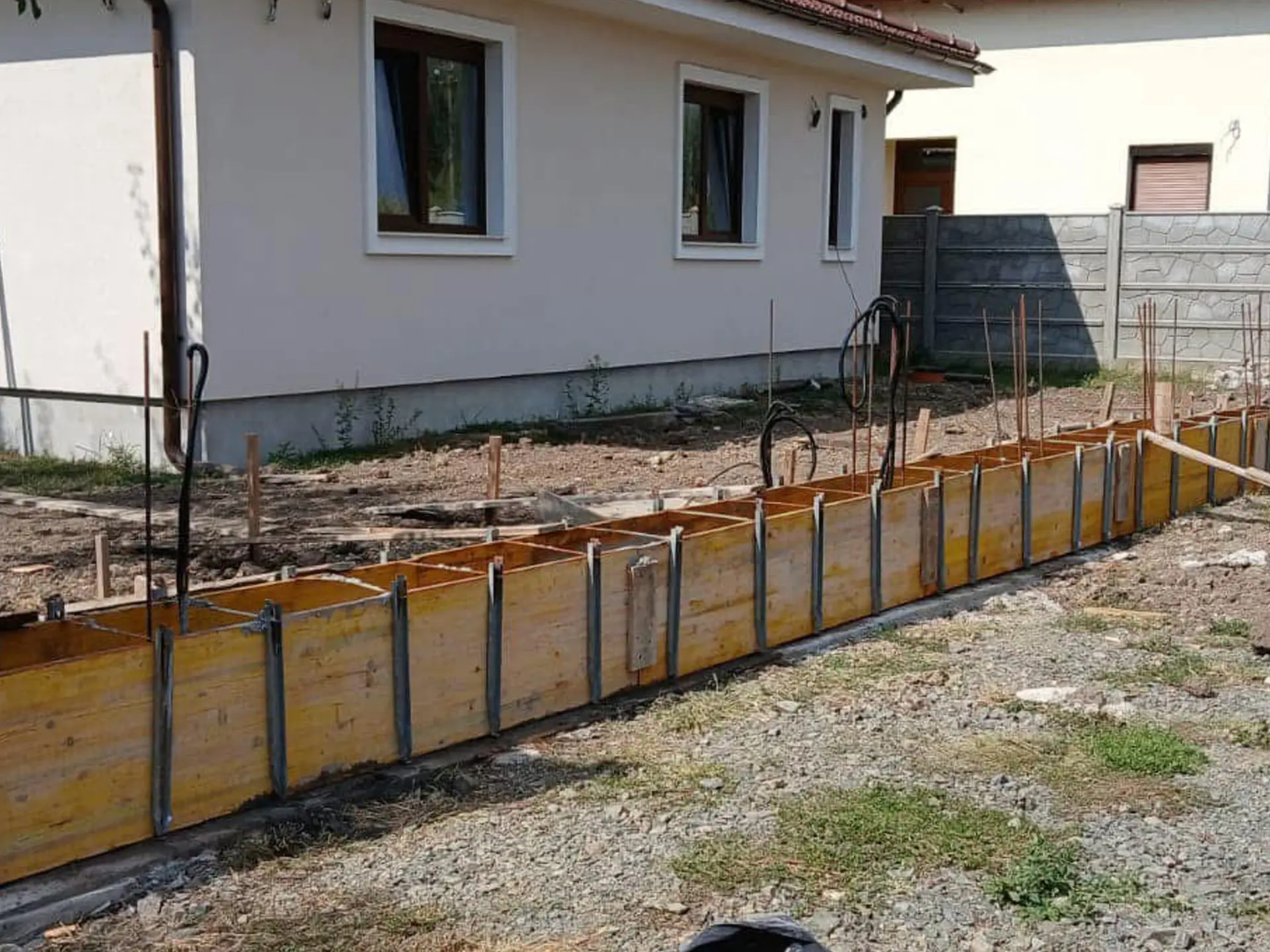 Gabion kerítés modern