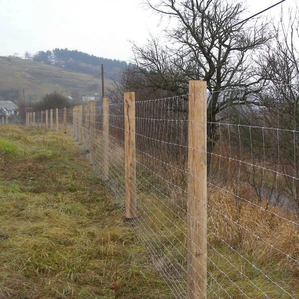 Hegesztett háló kerítés betonoszlopokkal – mezőgazdasági – részlet 3